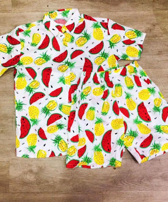 Áo gia đình trái cây - Mẫu 02