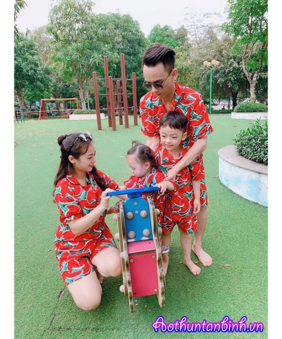 Áo gia đình trái cây - Mẫu 01