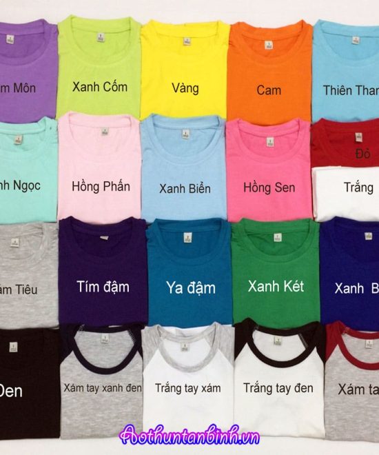 Phôi áo thun cổ tròn